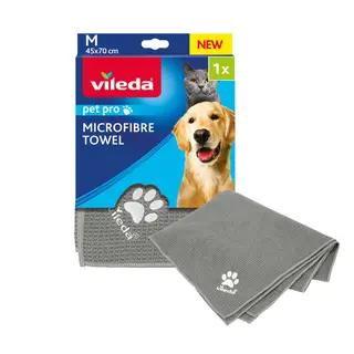 VILEDA Pet Pro Ręcznik z mikrofibry M dla zwierząt - 70x45 cm