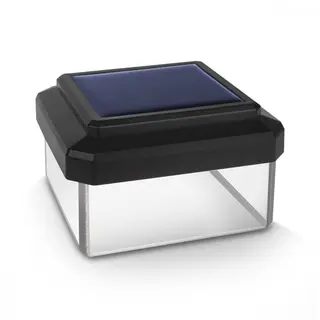 GreenBlue Lampa solarna na słupek LED 80x80 GB127 Daszek kopertowy