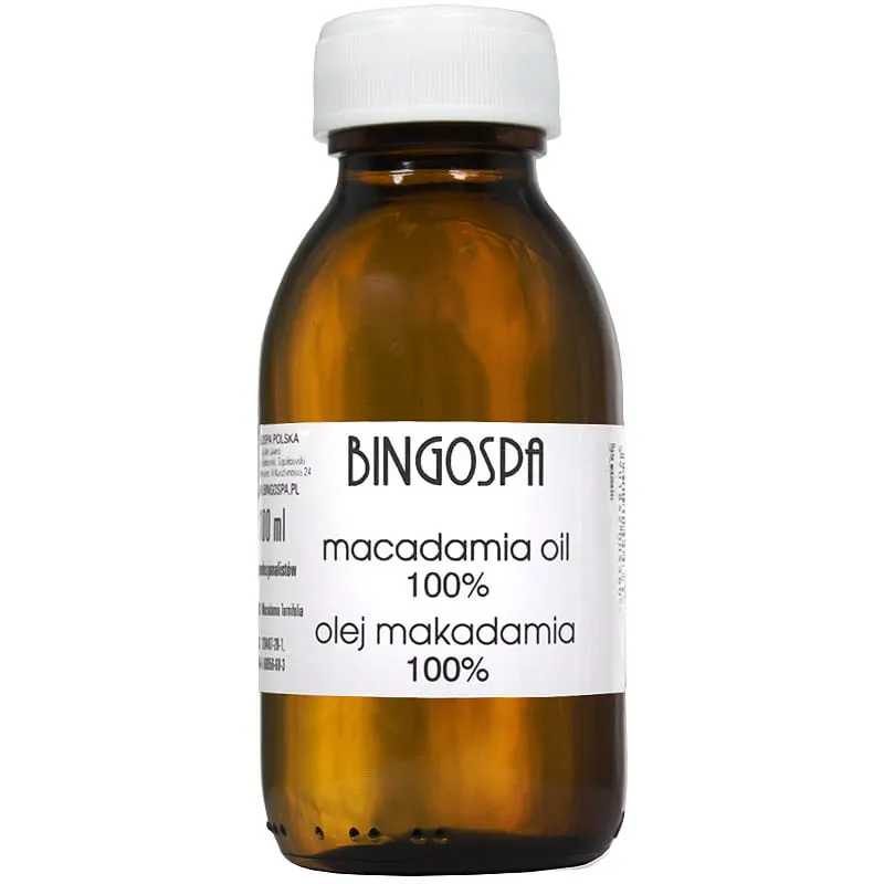 SKARB DLA TWARZY I CIAŁA Olej makadamia 100% BINGOSPA 100ml