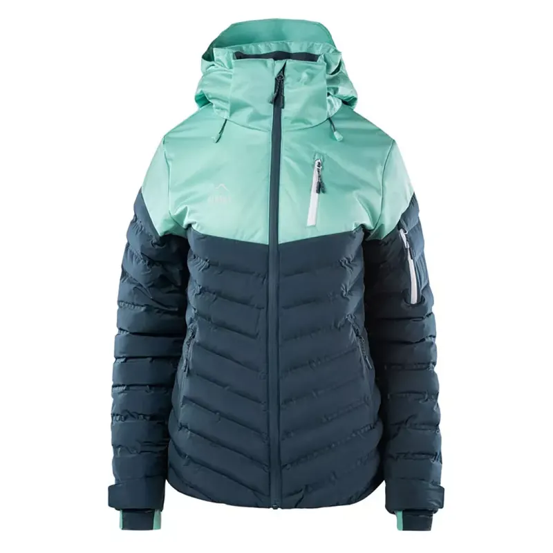 Kurtka narciarska damska Elbrus Estella W - zielona, Rozmiar XL