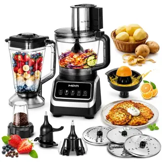 WIELOFUNKCYJNY ROBOT KUCHENNY MIKSER MPM MRK-27 2000W 12W1 TARKA ZIEMNIAKÓW