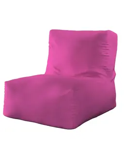 Pufo-fotel Poppy kolor różowy tkanina strukturalna
