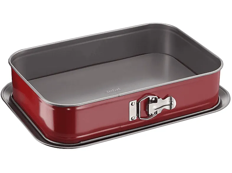 Forma do ciasta prostokątna TEFAL DeliBake 36x24cm Czerwony J1640574