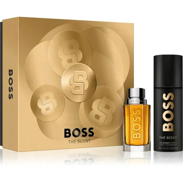 BOSS THE SCENT ZESTAW KOSMETYKÓW DLA MĘŻCZYZN 50ml EDT + 150ml Deo