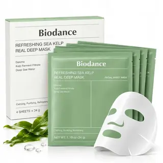 BIODANCE REFRESHING SEA KELP REAL DEEP MASK MASKA Z ALGAMI MORSKIMI 34 G