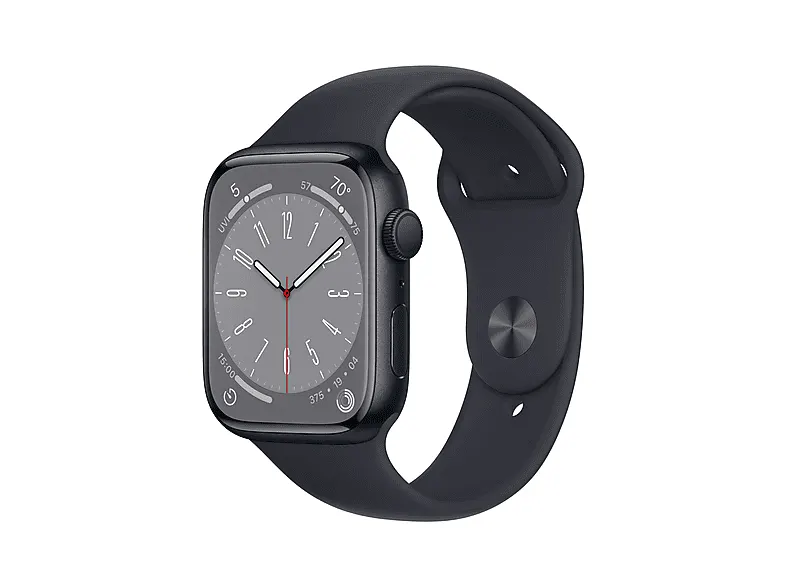 PRODUKT PO EKSPOZYCJI - Smartwatch APPLE Watch Series 8 GPS Koperta 41mm z aluminium w kolorze północy paskiem sportowym MNP53WB/A
