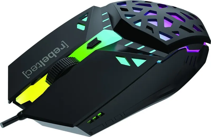 Rebeltec Mysz dla graczy SHARK, USB 1.8m