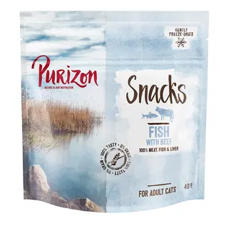 Purizon Snacks, ryba z wołowiną (bez zbóż) - 40 g