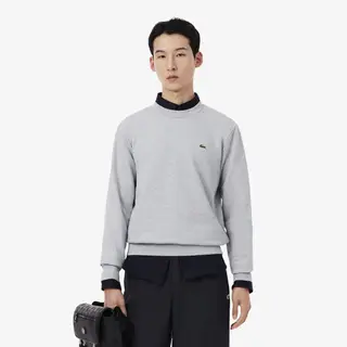 Lacoste Bluza Polarowa O Klasycznym Kroju Męskie Szary