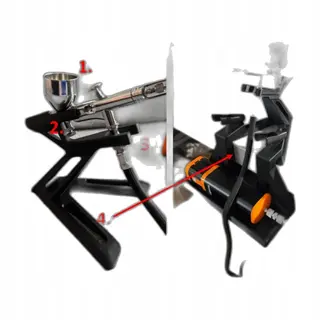 Uchwyt na pistolet airbrush - stabilny stojak do narzędzi