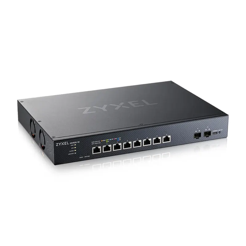 Zyxel Przełącznik Multi-Gigabit Smart Managed XS1935-10-ZZ0101F 8 portów z 2 SFP+ Uplink