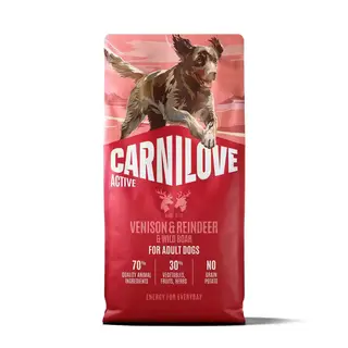 CARNILOVE Active Venison & Reindeer - sucha karma dla psa - 12kg