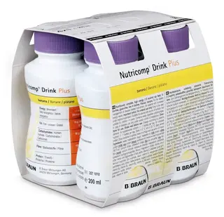 NUTRI comp DRINK zestaw 4 x 200ml smak bananowy