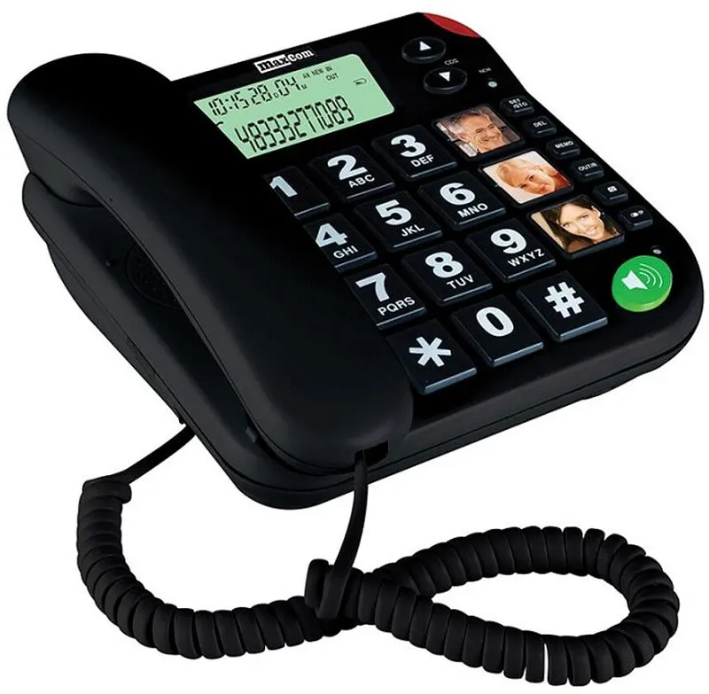 Telefon stacjonarny Maxcom KXT480 Czarny