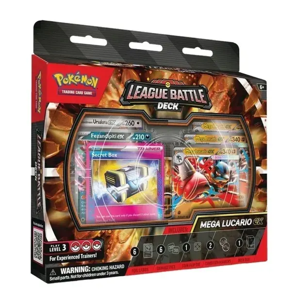 TALIA 60 kart POKEMON TCG Mega Lucario ex League Battle Deck ORYGINALNE