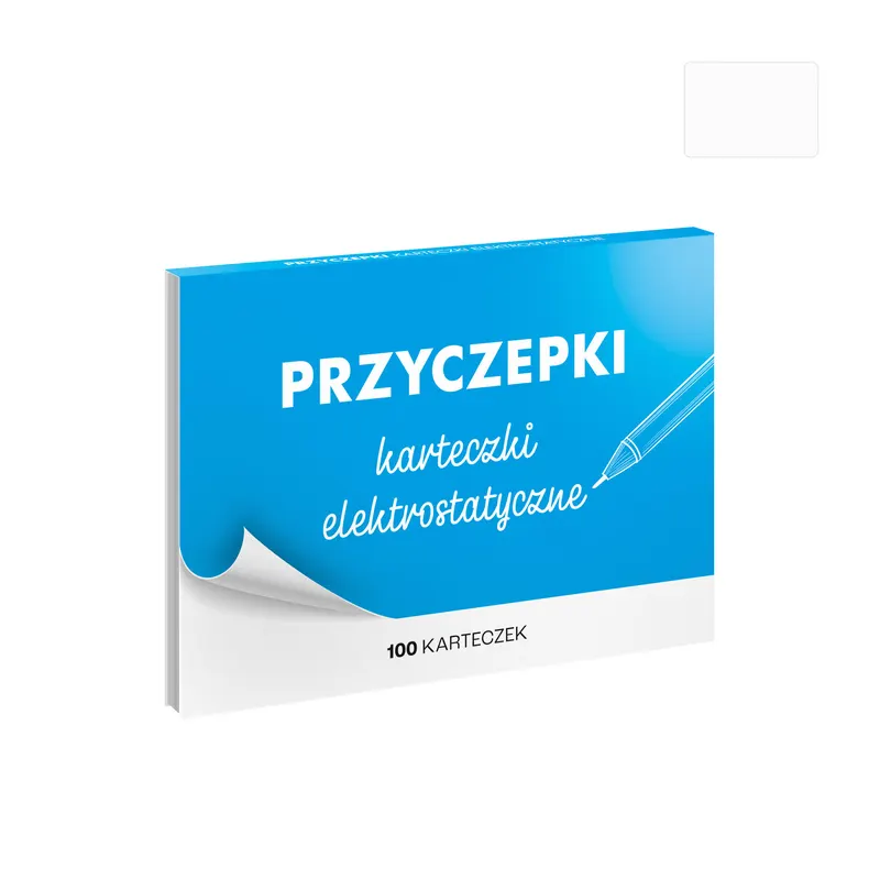 PRZYCZEPKI - białe karteczki elektrostatyczne