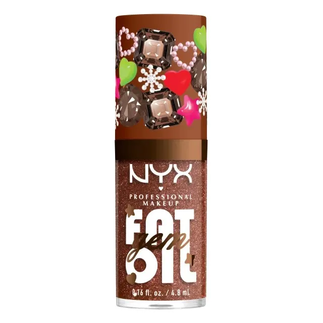 NYX Professional Makeup Fat Oil Gem Błyszczyk do Ust 02 Cacao Gem