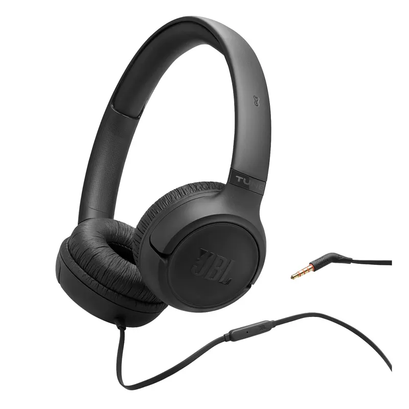 Słuchawki przewodowe nauszne JBL Tune 530 Wired Czarne
