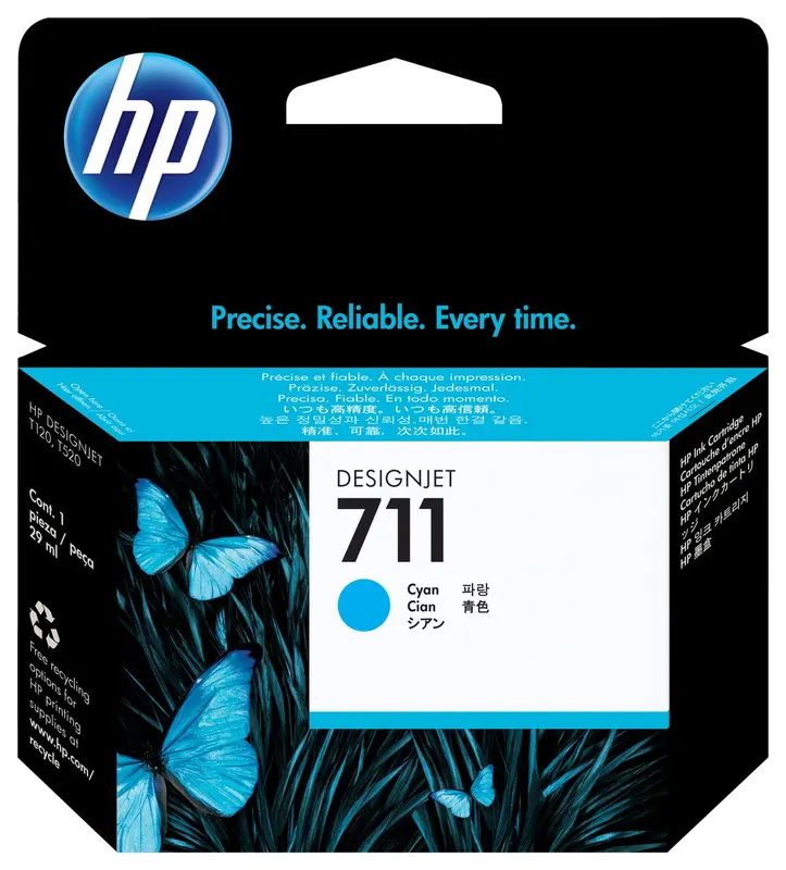 Błękitny wkład atramentowy HP 711 DesignJet 29 ml