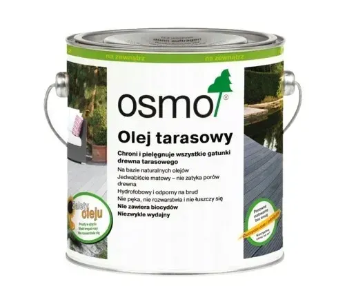 OLEJ TARASOWY OSMO 007 TEAK BEZBARWNY 2,5L