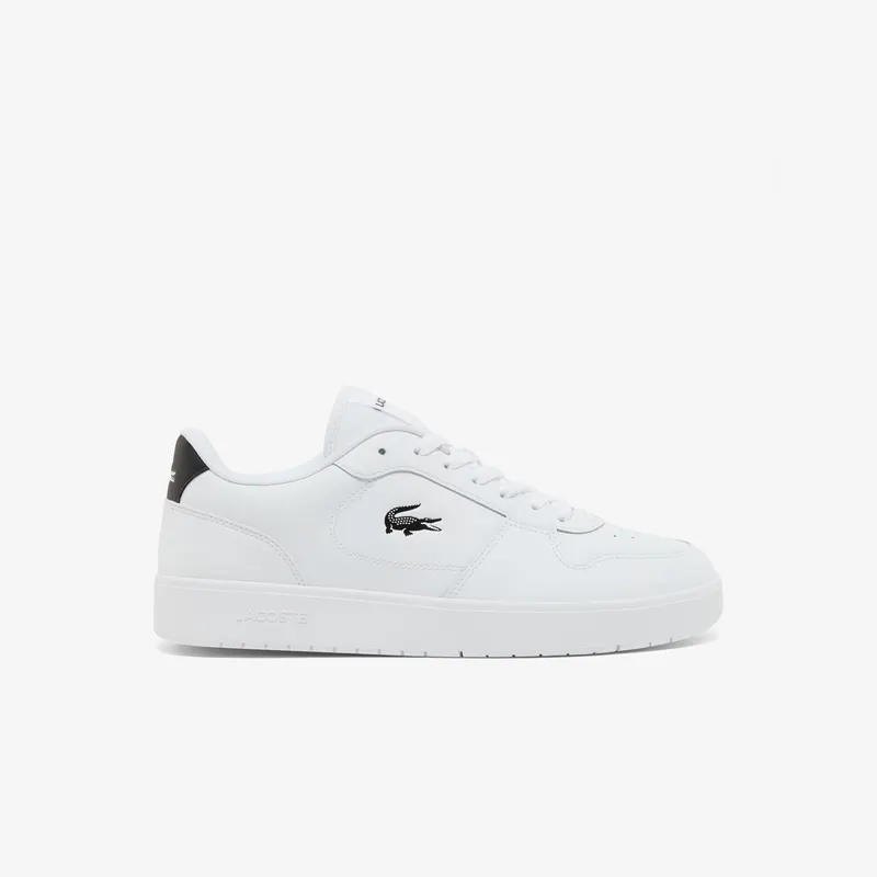 Lacoste Skórzane Sneakersy Męskie Court Ace Biały