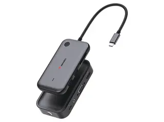 Bezprzewodowy adapter wyświetlacza USB-C z koncentratorem VERBATIM WDA-01 Czarny