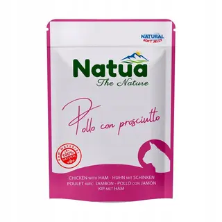 NATUA kurczak z szynką - mokra karma dla kota - 70g
