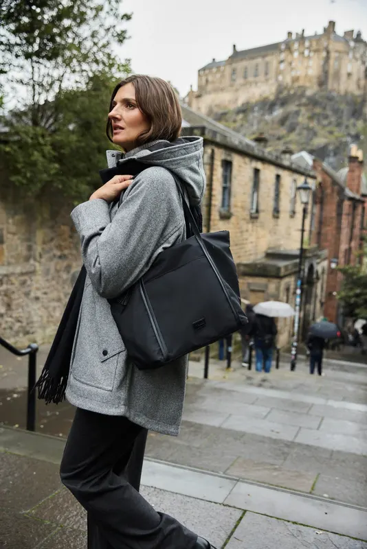 Torba shopper czarna