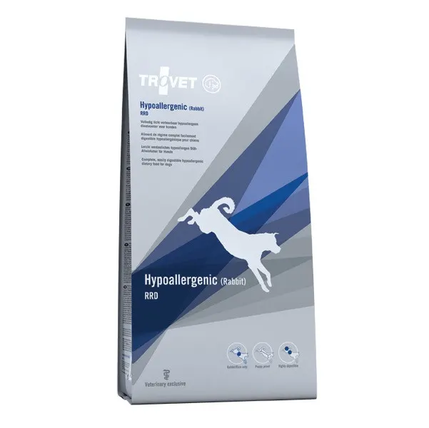 TROVET Hypoallergenic RRD Królik - sucha karma dla psa - 10kg