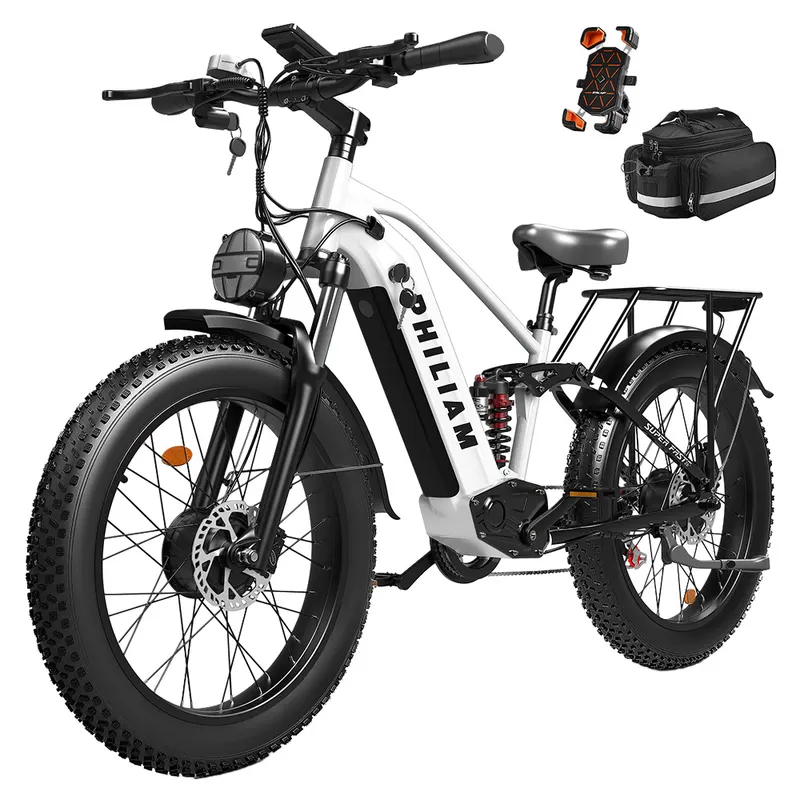 Rower elektryczny PHILIAM F3 PRO z dwoma silnikami 1000 W*2 52 V 23 Ah