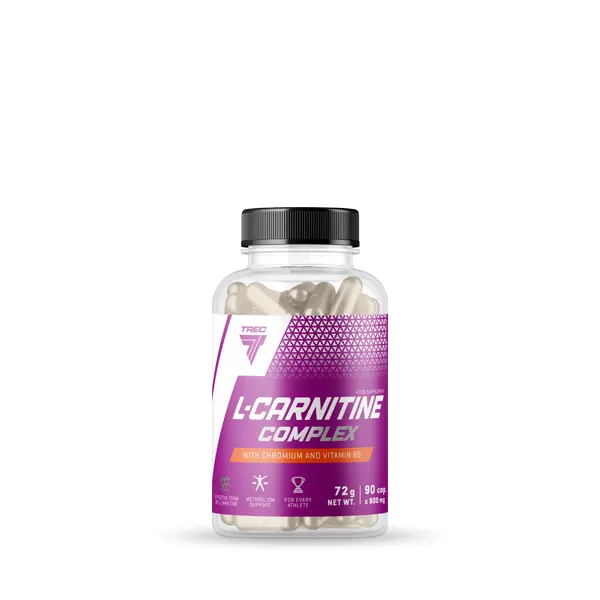 L-CARNITINE COMPLEX – L-karnityna i chrom w kapsułkach - 90 kaps.