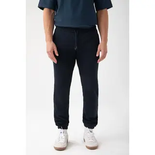 Granatowe spodnie dresowe męskie TW BASIC PANTS 181 M NAVY - S