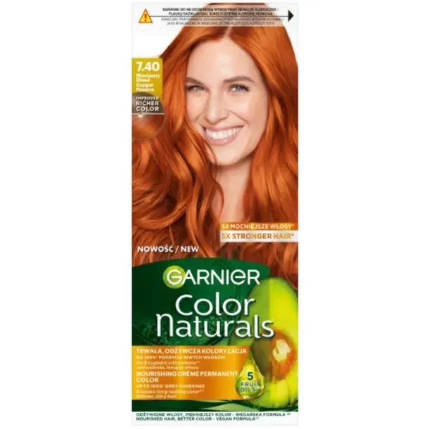 Garnier Color Naturals Farba Do Włosów Miedziany Blond