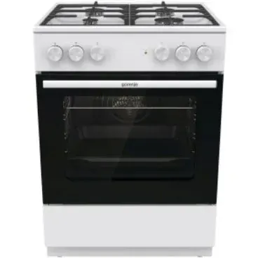 Kuchnia gazowo elektryczna Gorenje GK6A40WFFM Biały 60 cm Żeliwne MultiAir