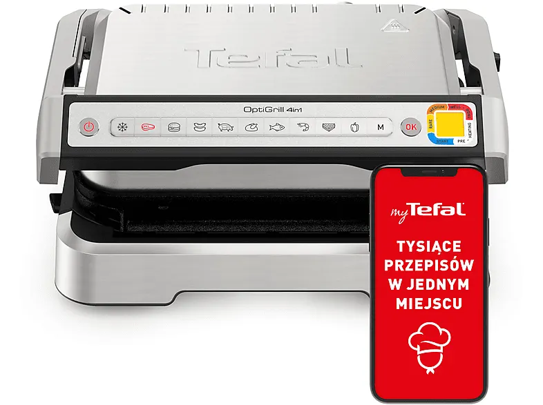 Grill TEFAL GC774D30 OPTIGRILL 4IN1 INOX EE