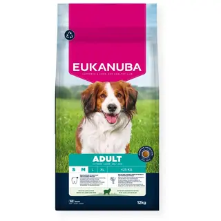 EUKANUBA Adult Small/Medium Rich in lamb & rice - sucha karma dla psa - 12kg