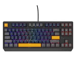 Klawiatura przewodowa GENESIS Thor 230 TKL Outemu Panda Niebiesko-szara