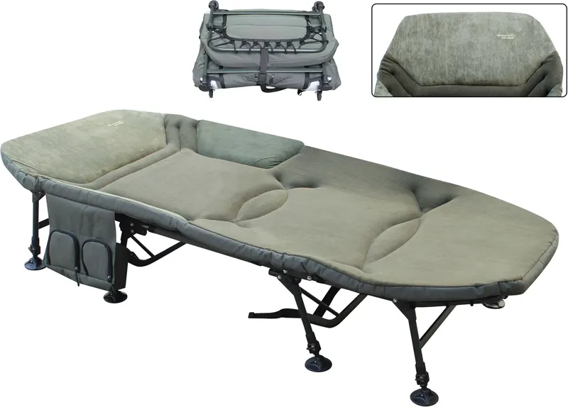 Łóżko wędkarskie MK Joker Platinum Giant Bed Chair 8-nożne łóżko karpiowe