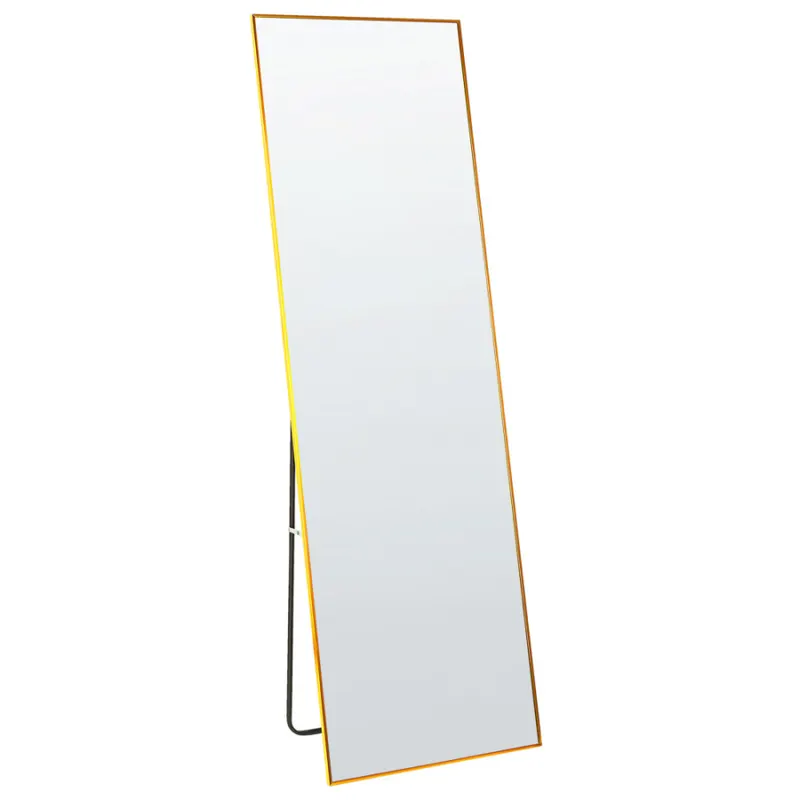 Lustro stojące beauvais 156 cm metal złoty
