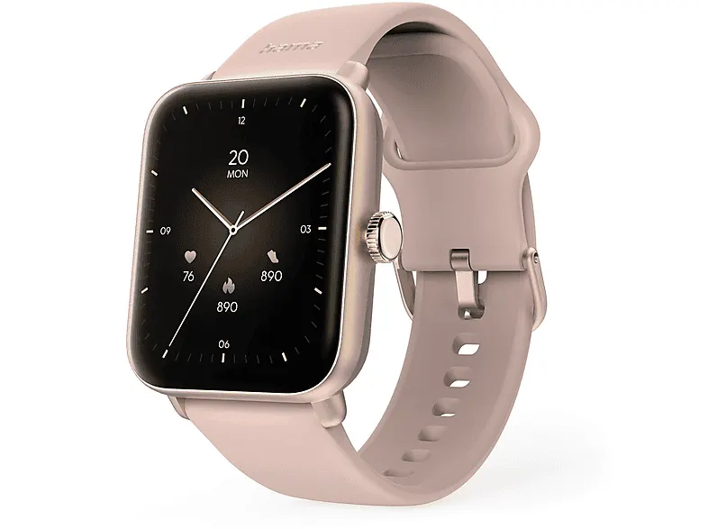 Smartwatch HAMA 6010 GPS Prostokątny Różowe złoto