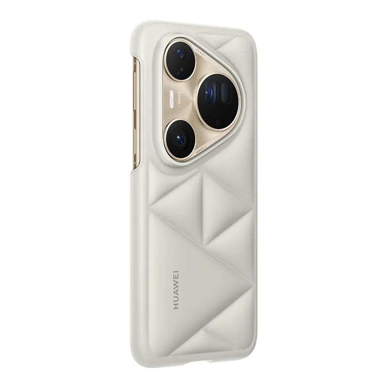Etui do HUAWEI Pura 80 Ultra - Szare ze skóry wegańskiej
