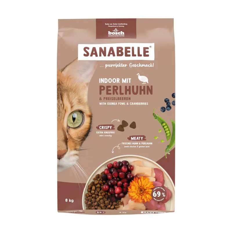 Sanabelle Indoor, perliczka - 8 kg