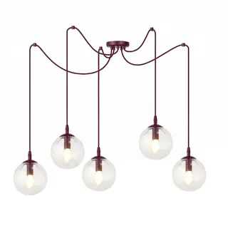 GIGI 5 BURGUNDY TRANSPARENT