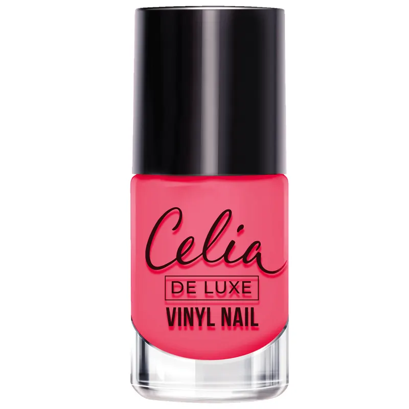 Celia Vinyl Nail Winylowy lakier do paznokci 606 malinowy 10ml