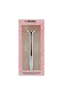 myBuddy Liftingujący Roller do Masażu Twarzy Różowy Kwarc