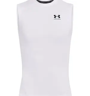 UNDER ARMOUR UA HG Comp koszulka na siłowinię męska bez rękawów biała