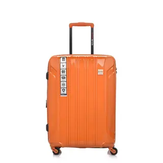 Walizka na kółkach SwissBags Tourist pomarańczowa - średnia 74-90 l