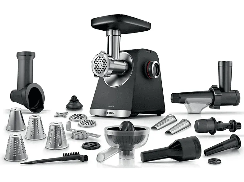 Maszynka do mięsa BOSCH MFWS682B Serie 6 MultiPower 2100 W Czarny