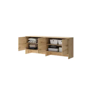 Nadstawka Bed Concept BC-10 do półkotapczanu BC-05 | 211x80X46 cm | Dąb Artisan | Dąb artisan nadstawka Lenart | elegancki dodatek | funkcjonalne rozwiązanie