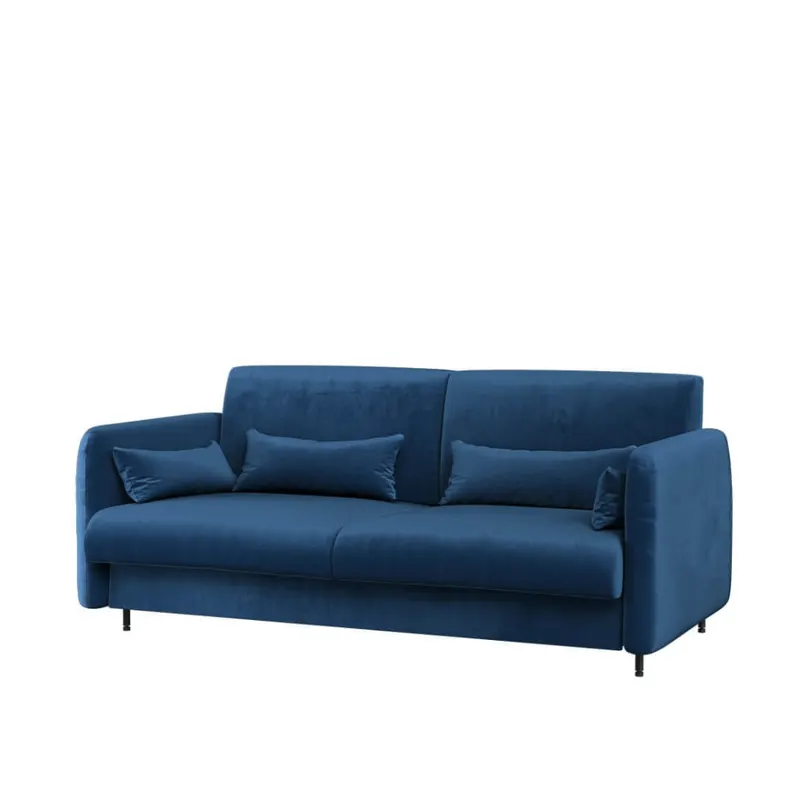 Sofa Bed Concept BC-35 do półkotapczanu BC-13 | 204x74X93 cm | Szary | Granat | do małych pomieszczeń | kompaktowa | wygodna